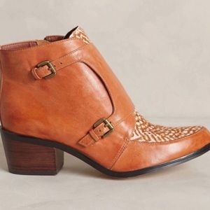 Anthropologie Leather Boots New